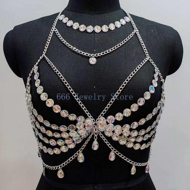 Body Jewelry Top - F2TD Body Waist Chain Skirt and