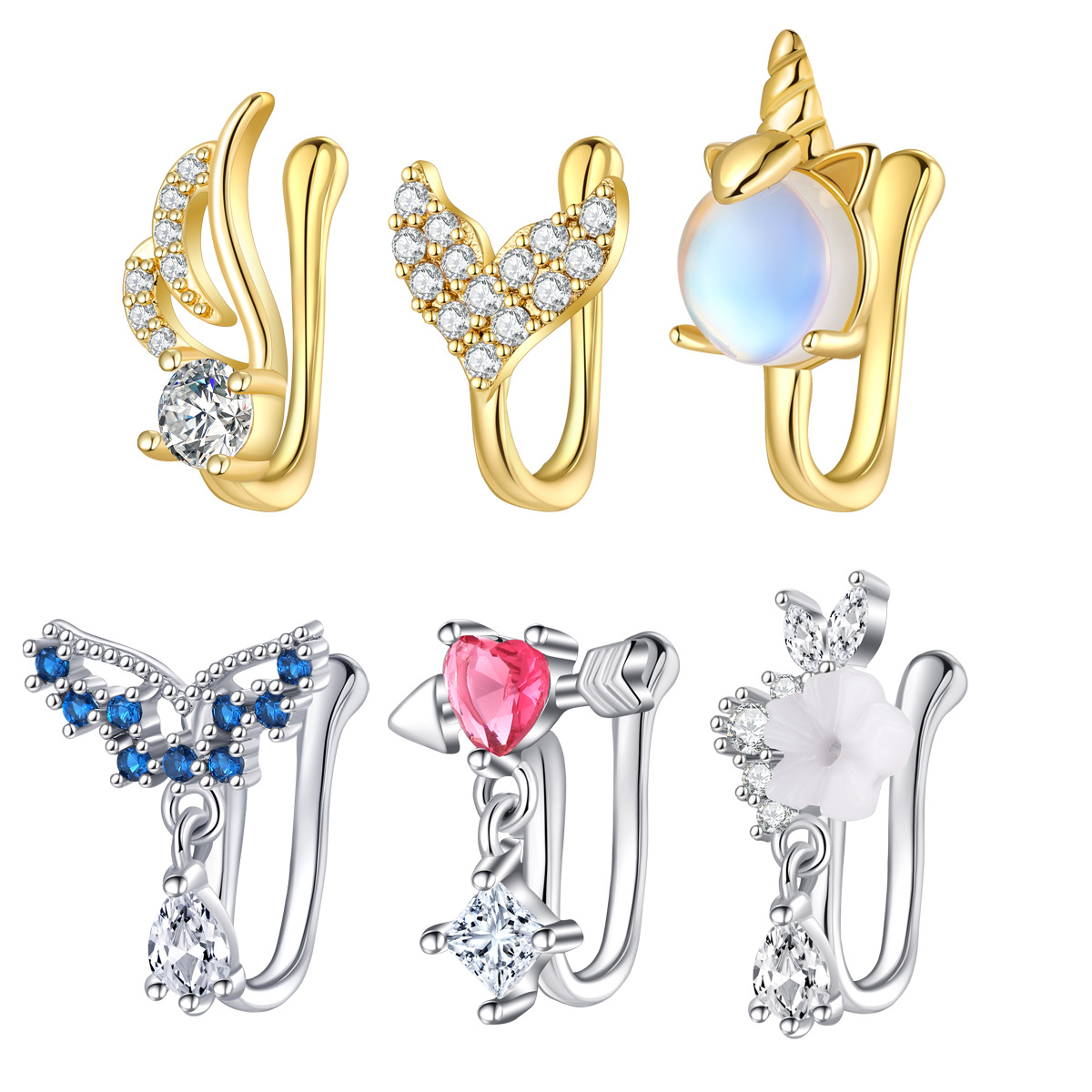 Body Jewelry Piercing - Fake Nose Piercing Jewelry High Quality