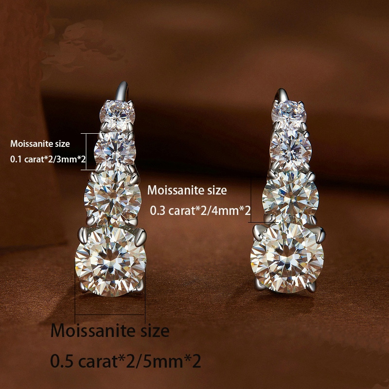 S925 Silver 1.8CT Moissanite E - Body Jewelry Diamond review and price