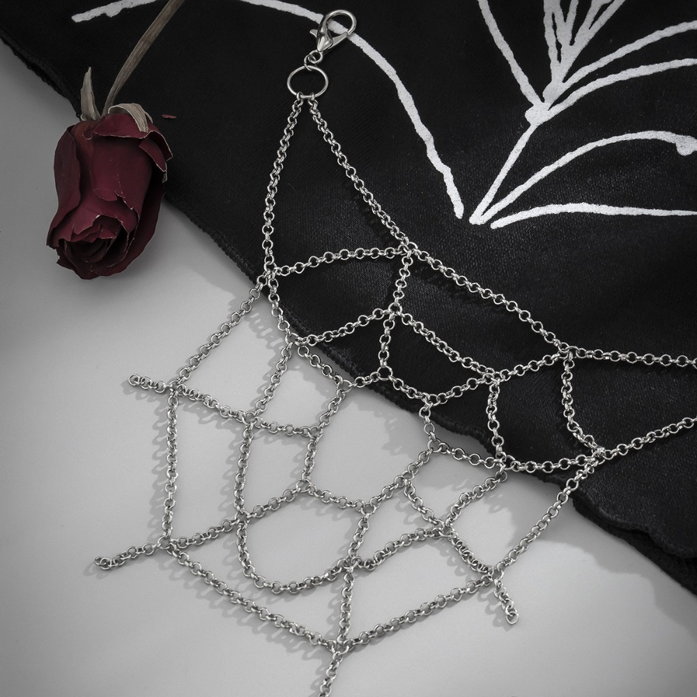 Gothic Punk Sliver Color Spide - Body Jewelry Charms review and price