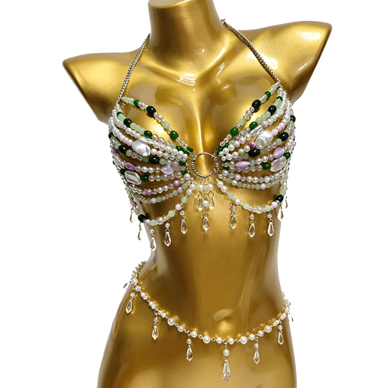 Handmade Music Festival Costum - Body Jewelry Top review and price