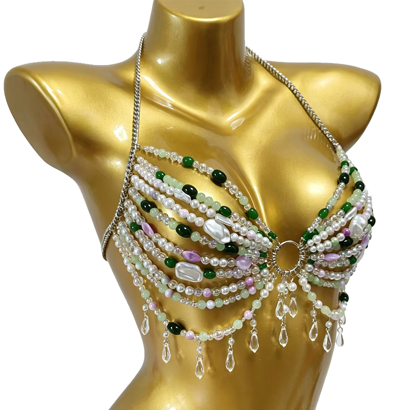 Handmade Music Festival Costum - Body Jewelry Top review and price