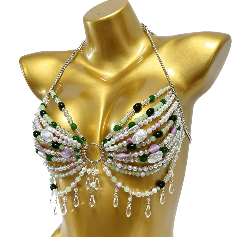 Handmade Music Festival Costum - Body Jewelry Top review and price
