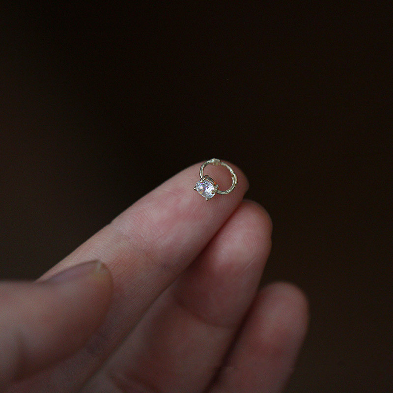 925 Sterling Silver Korea Simp - Body Jewelry Diamond review and price