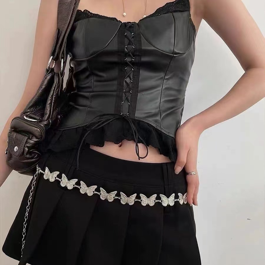 Fashion Butterfly Belt Waist C - Body Jewelry Charms review and price