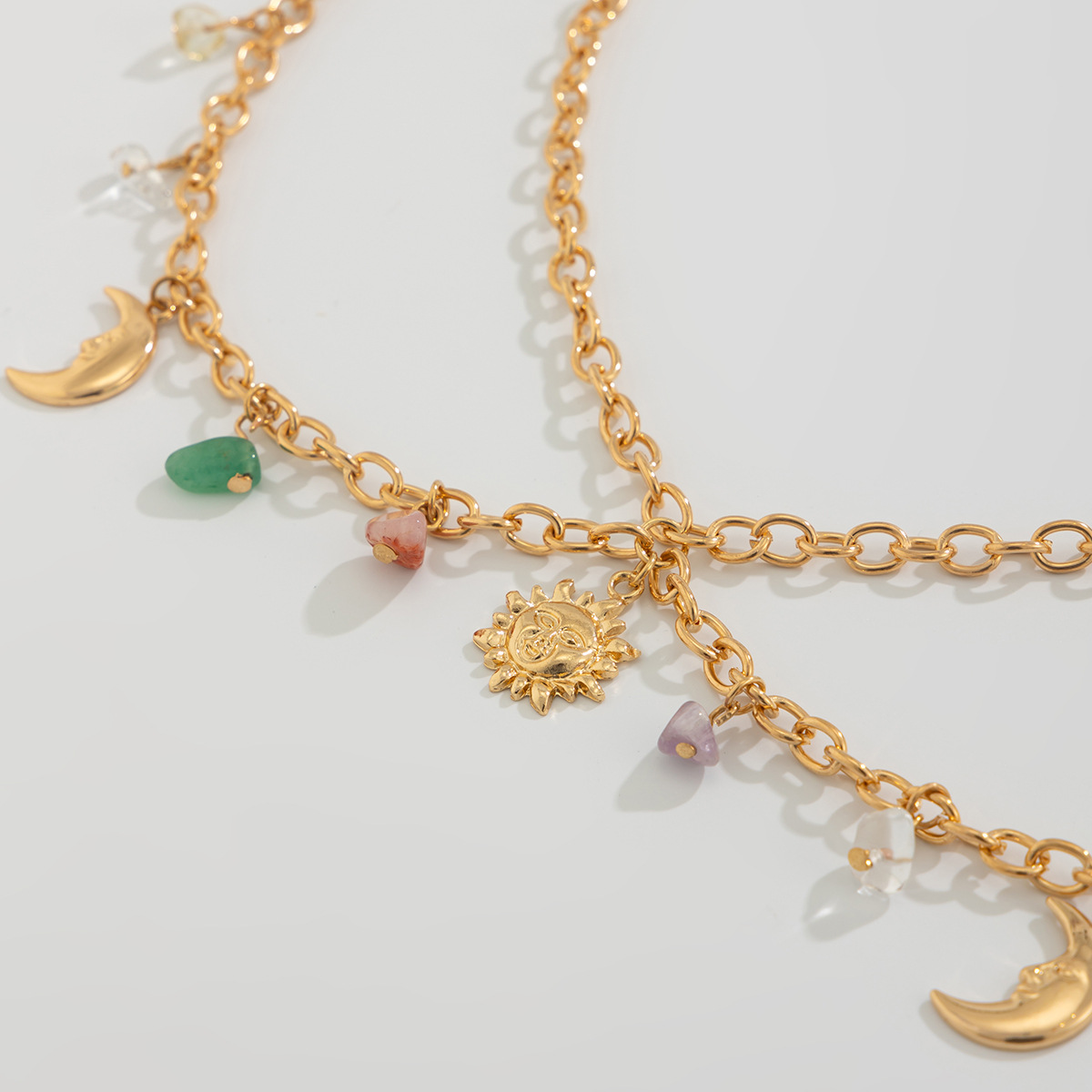 Boho Star Moon Sun Pendant Wai - Body Jewelry Gold review and price