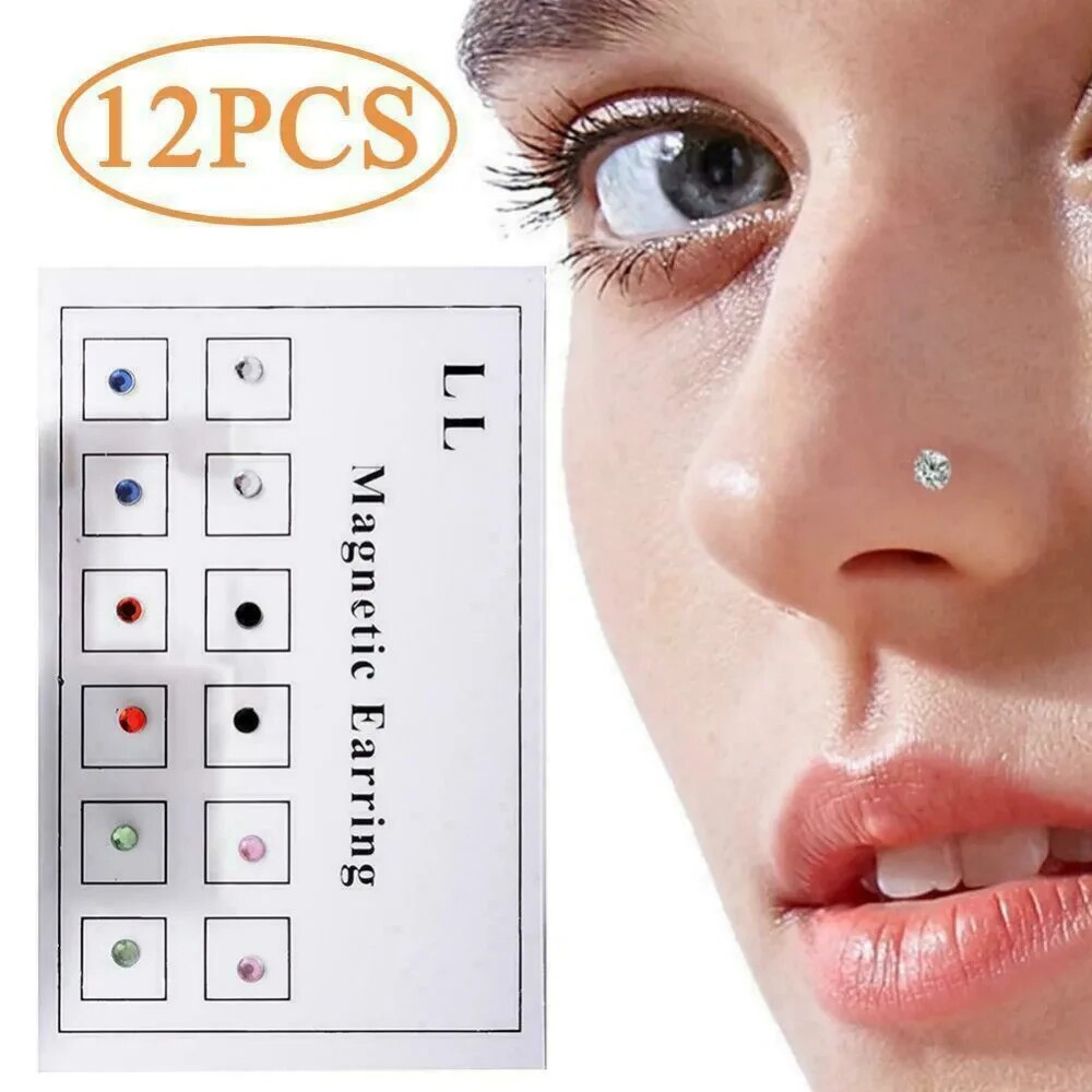 12PCS/Card Fake Cheater Non Pi - Body Jewelry Piercing review and price