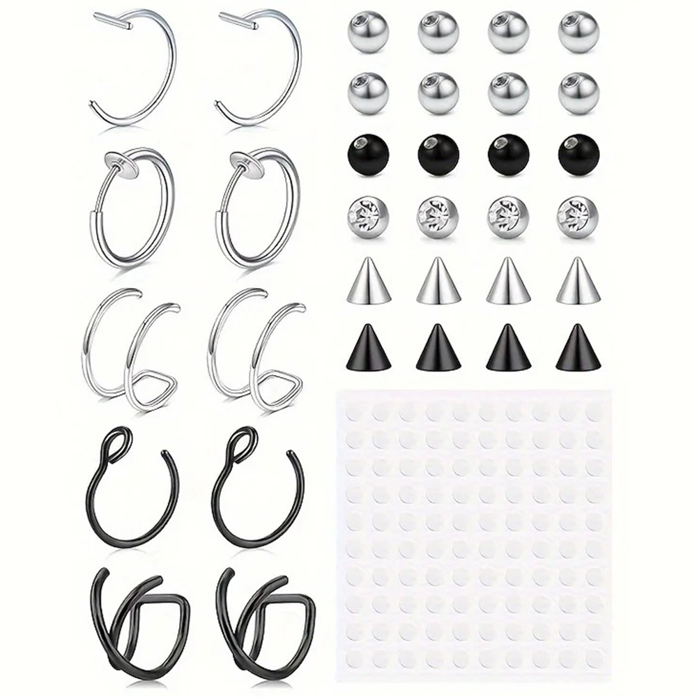 Fake Piercings Fake Lip Ring F - Body Jewelry Piercing review and price