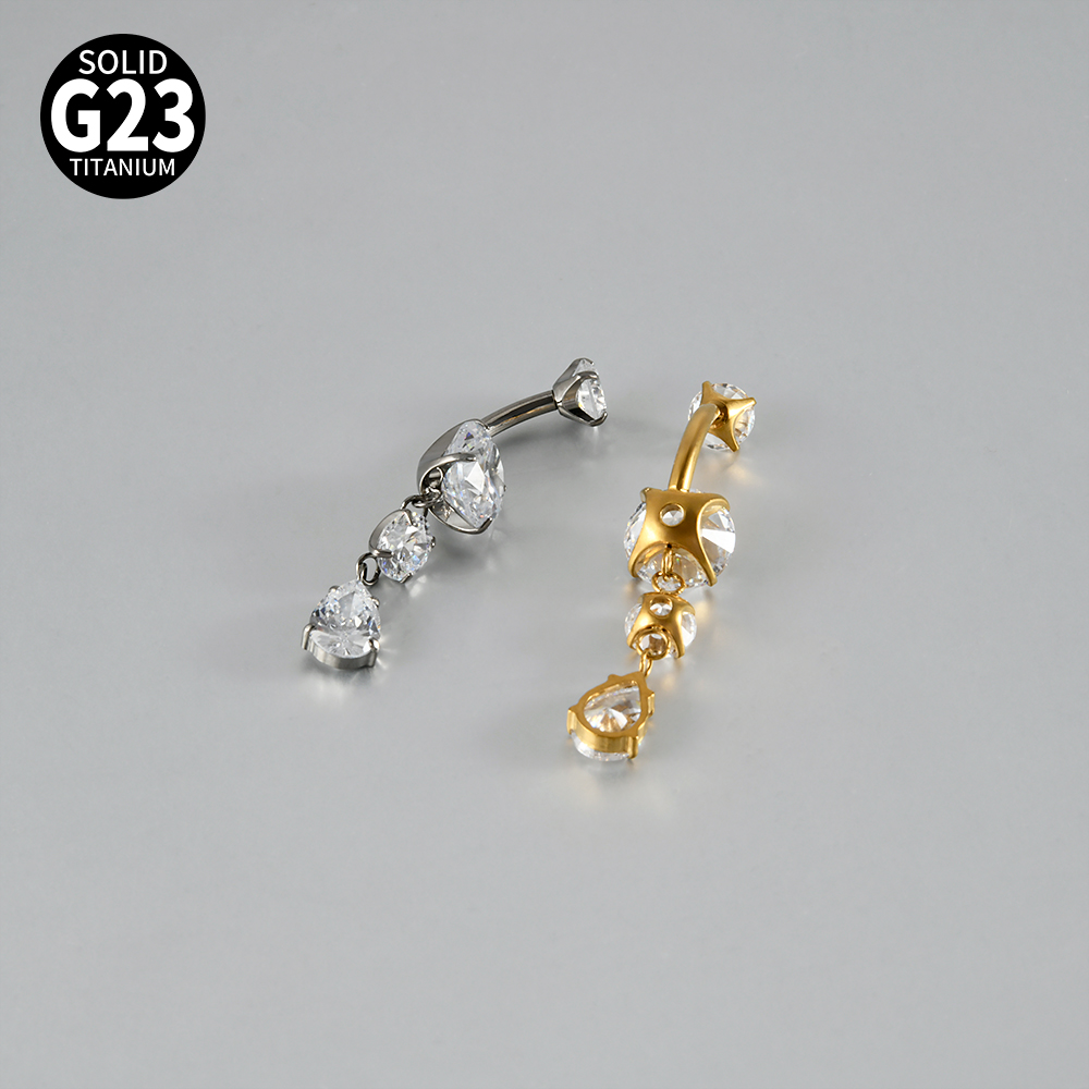 1PC Titanium Flower/Butterfly  - Belly Bar Titanium review and price