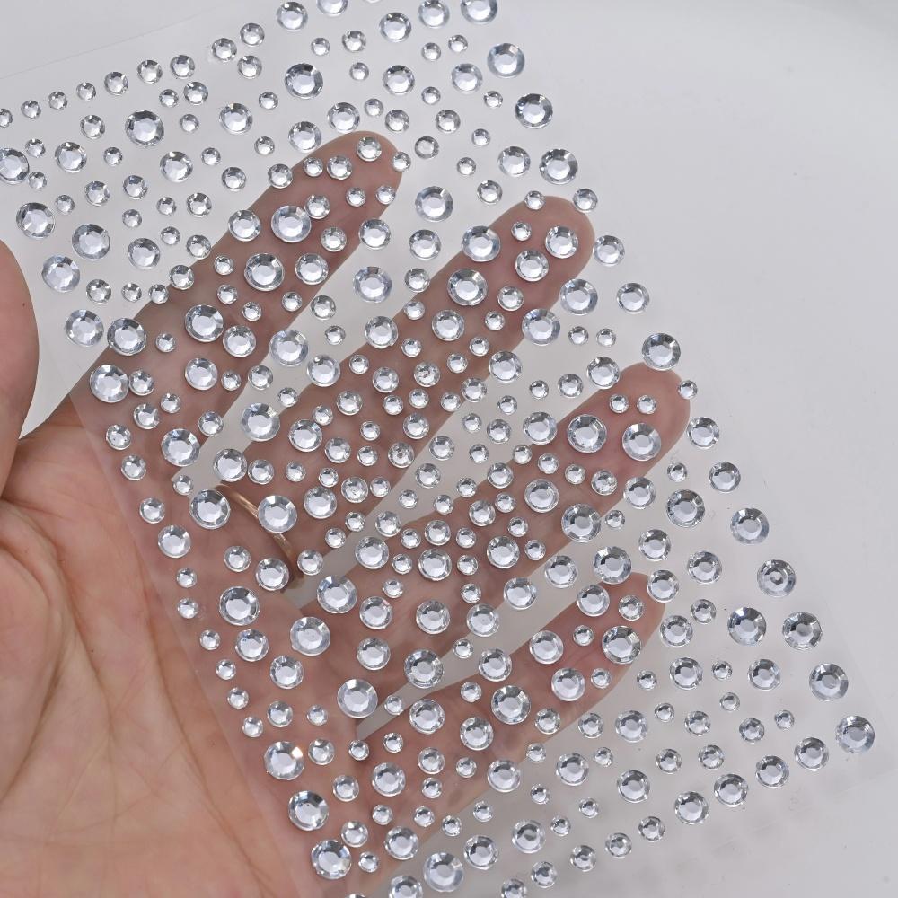 1 Sheet Silver-White Glitter 3 - Body Jewelry Diamond review and price