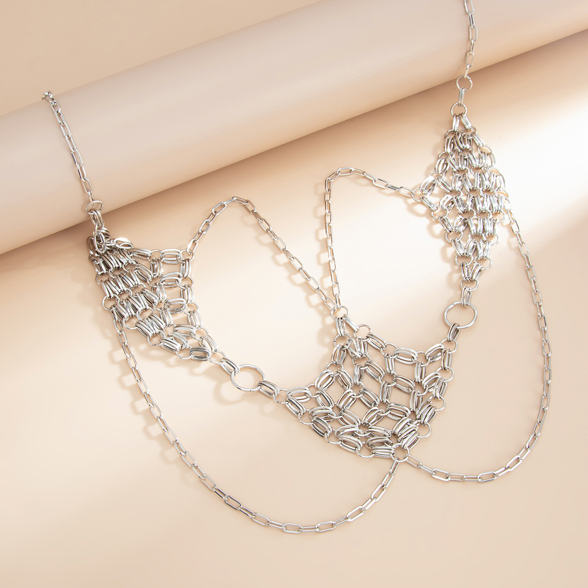 Body Chain Metal Mesh Fringe E - Body Jewelry Gold review and price