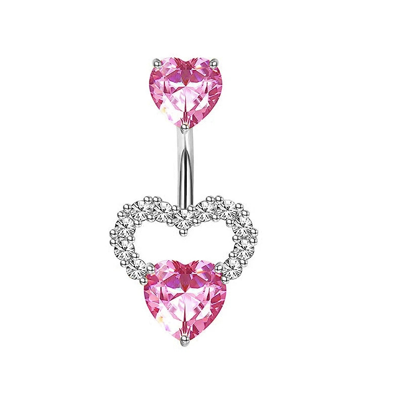 1PCS Pink Crown Belly Button R - Body Jewelry Piercing review and price