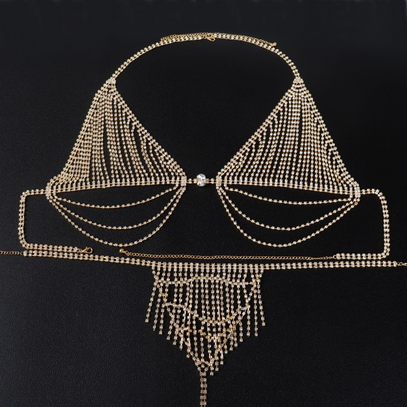 Flash Diamond Breast Chain Rhi - Body Jewelry Diamond review and price