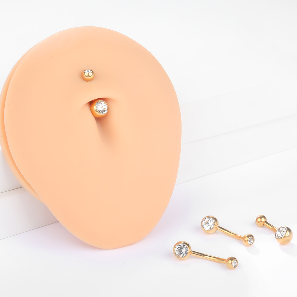 1Pc G23 Titanium Belly Button  - Belly Bar Titanium review and price