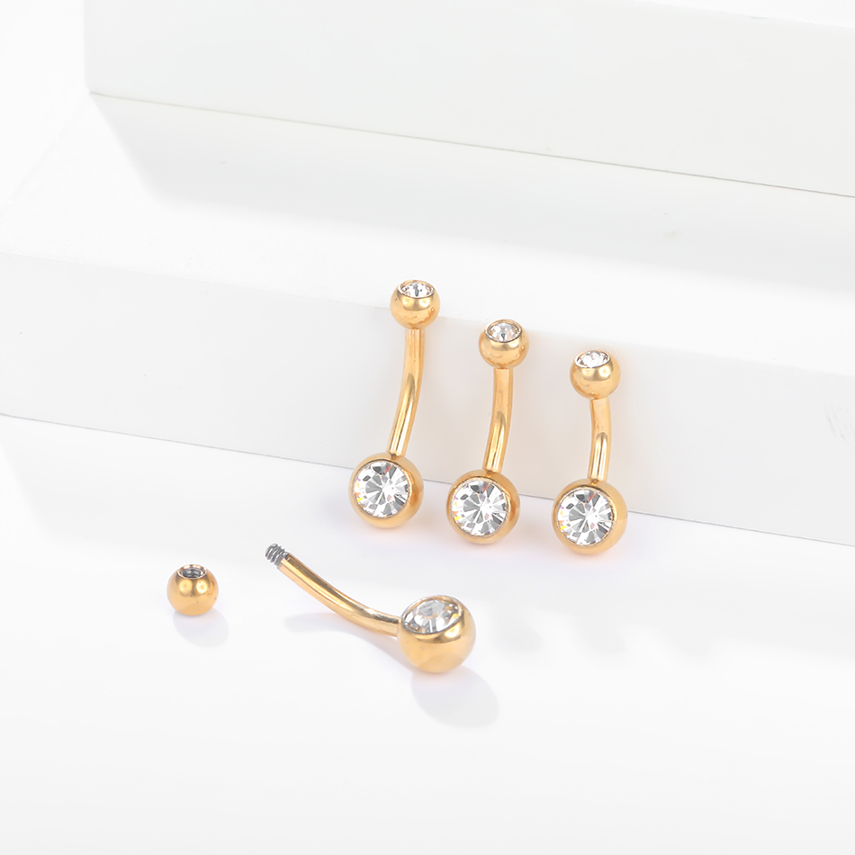 1Pc G23 Titanium Belly Button  - Belly Bar Titanium review and price