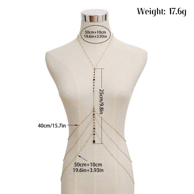 Sexy Multilayer Tassel Bead Be - Body Jewelry Charms review and price