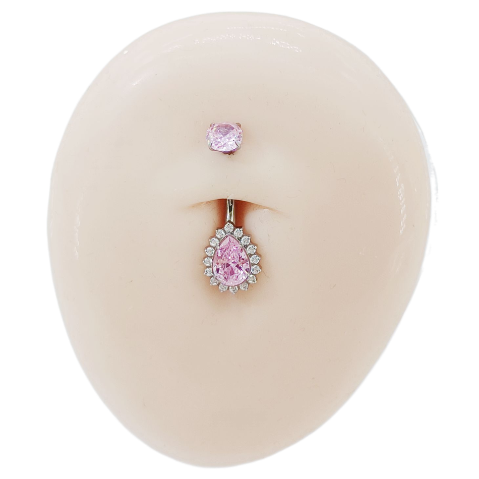100% G23 Titanium Navel Pierci - Belly Bar Titanium review and price