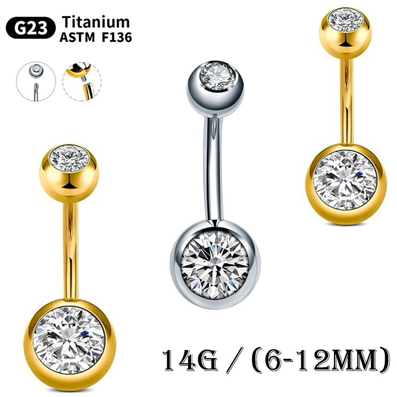 10Pcs/lot G23 Titanium Belly B - Belly Bar Titanium review and price