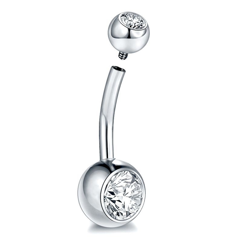 10Pcs/lot G23 Titanium Belly B - Belly Bar Titanium review and price