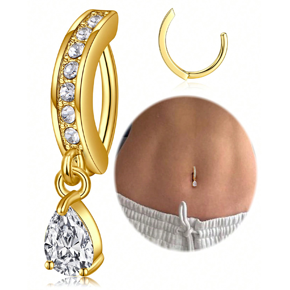 1PC 14G 10mm Belly Button Ring - Belly Bar Titanium review and price
