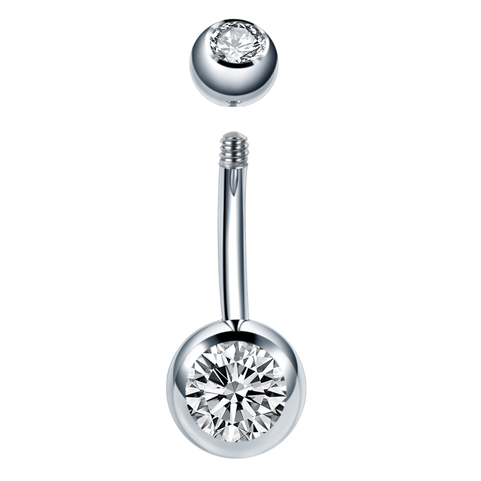 10Pcs /Lot 14G Titanium Navel  - Belly Bar Titanium review and price