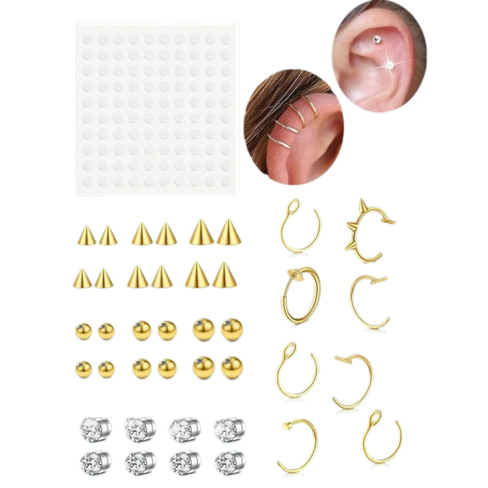 Fake Nose Rings Fake Septum Fo - Body Jewelry Piercing review and price