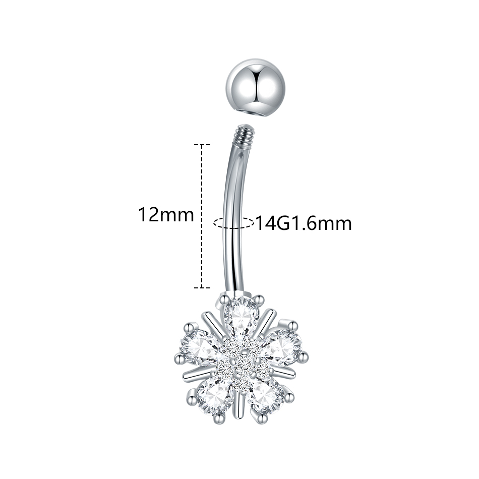 1Pc Stainless Steel Belly Butt - Belly Bar Titanium review and price