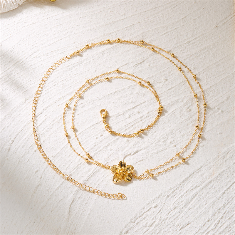 Simple Double Layers Belly Cha - Body Jewelry Gold review and price