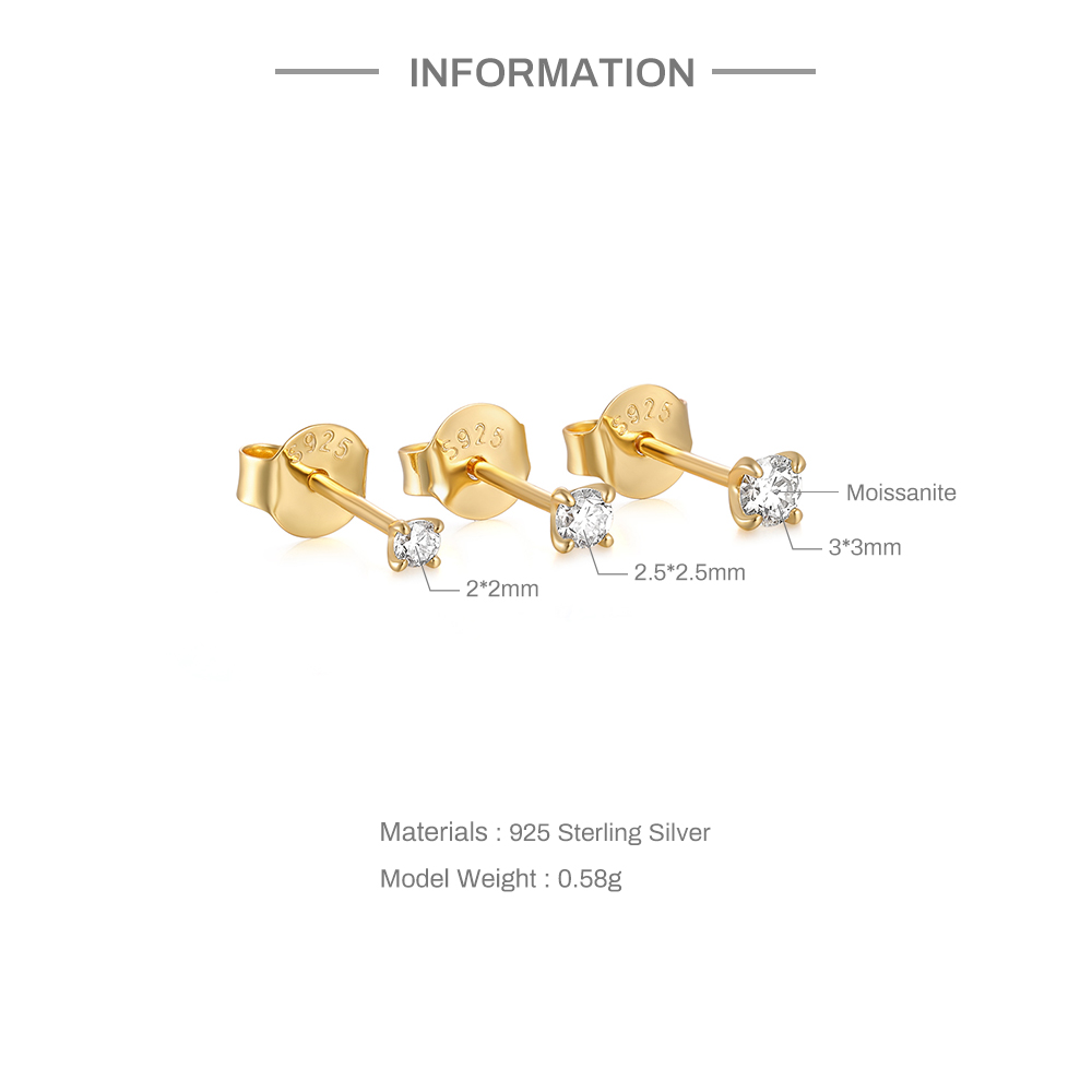 CANNER 3pcs/set Bling Moissani - Body Jewelry Diamond review and price