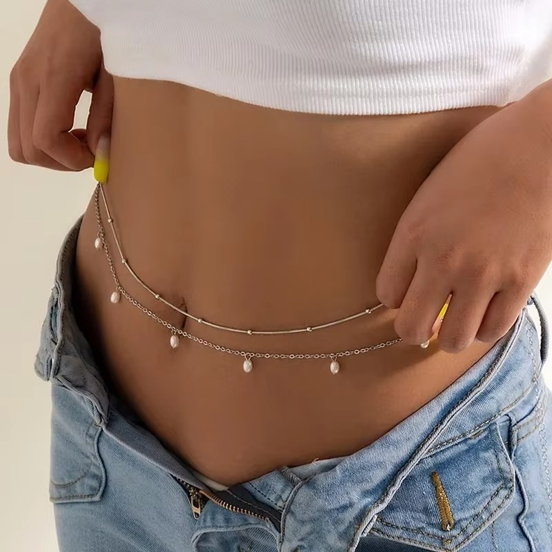 2024 New Trendy Sexy Double La - Body Jewelry Charms review and price