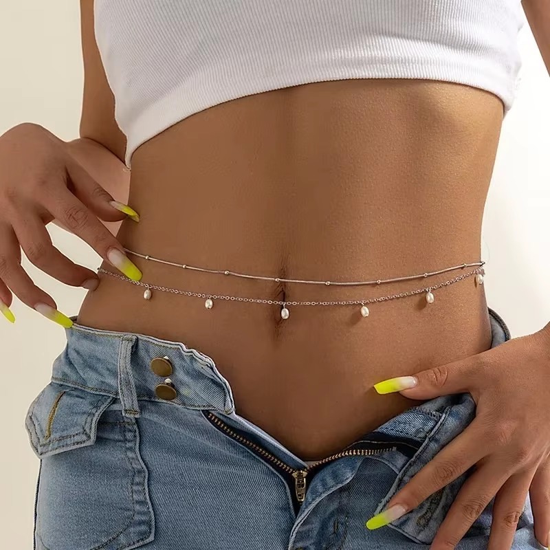 2024 New Trendy Sexy Double La - Body Jewelry Charms review and price