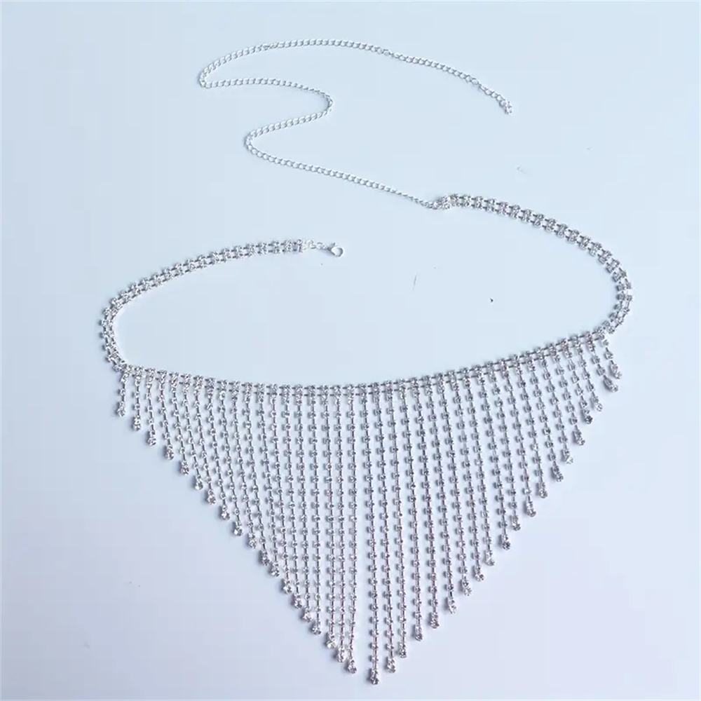 Gold Silver  Tassel Waist Chai - Body Jewelry Gold review and price